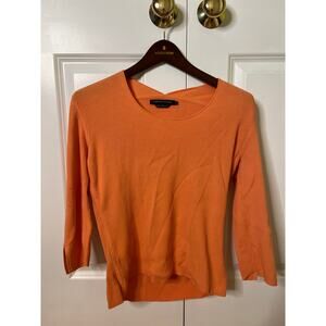 Orange long sleeve shirt